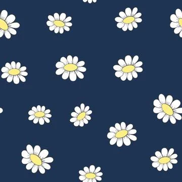 Seamless floral pattern based on traditional folk art ornaments. Colorful Stock Illustration
