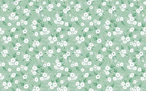 Seamless floral pattern based on traditional folk art ornaments. Colorful Stock Illustration