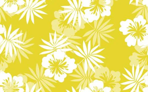 Seamless floral pattern based on traditional folk art ornaments. Colorful Illustrazione stock