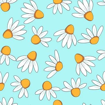 Seamless floral pattern based on traditional folk art ornaments. Colorful Stock Illustration