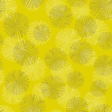Seamless floral pattern based on traditional folk art ornaments. Colorful Stock Illustration