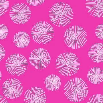 Seamless floral pattern based on traditional folk art ornaments. Colorful Stockillustratie