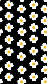 Seamless floral pattern with chamomile 스톡 일러스트