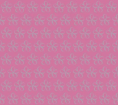 Seamless floral pattern.  Cherry blossoms. Blooming cherry. Stock Illustration