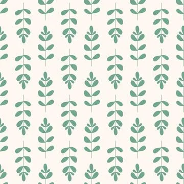 Seamless floral pattern. Colorful background in trendy minimalist style wit.. Stock Illustration