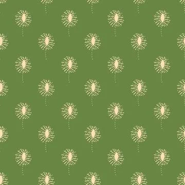 Seamless floral pattern. Colorful background in trendy minimalist style with  Stock Illustration