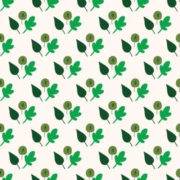 Seamless floral pattern. Colorful background in trendy minimalist style with  Stock Illustration