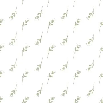 Seamless floral pattern. Colorful background in minimalist style with gentl.. Stock Illustration