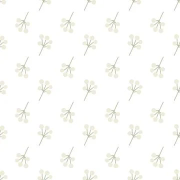 Seamless floral pattern. Colorful background in minimalist style with gentle  Stock Illustration