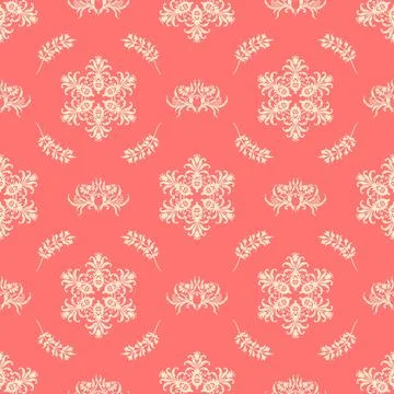 Seamless floral pattern for design, vector Illustration. Illustrazione stock
