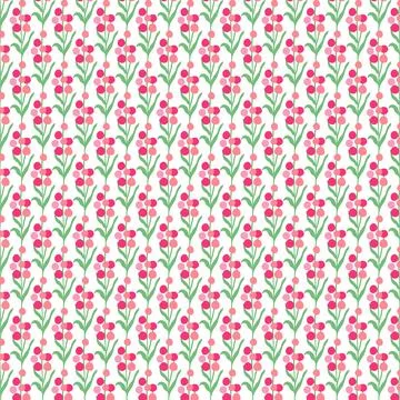 Seamless floral pattern. Endless botanical background. Fresh spring flowers and Stock Illustration