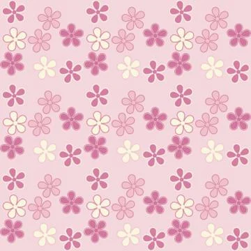 Seamless floral pattern. Eps 10. Stock Illustration