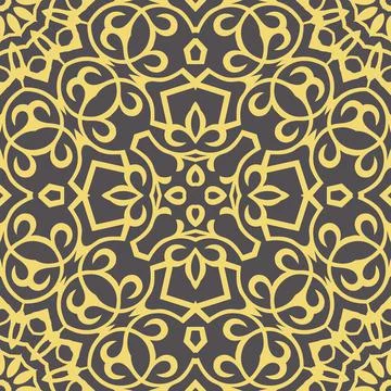 Seamless floral pattern. Ethnic Style Colorful ornamental decoration for diff Stock Illustration