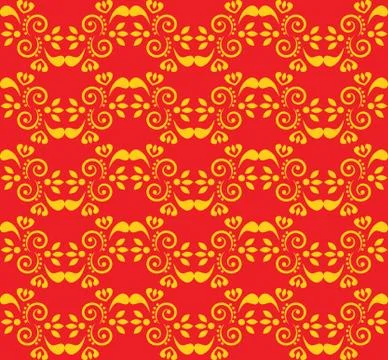 Seamless floral  pattern. fabric texture, background floral wallpaper  vector Stock Illustration