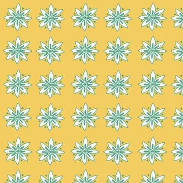 Seamless floral pattern for fabrick Stock Illustration