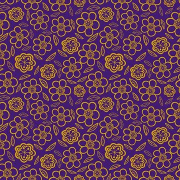 Seamless floral pattern. flowers texture. daisy. Stock Illustration