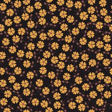 Seamless floral pattern. flowers texture. daisy. Stock Illustration
