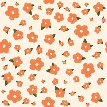 Seamless floral pattern. Flowers texture. Stock-Illustration