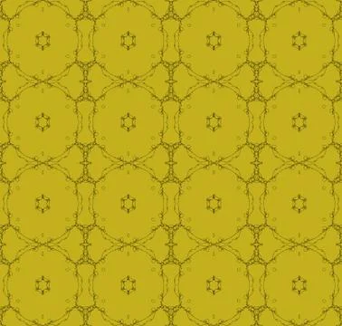 Seamless floral pattern gold Stock Illustration