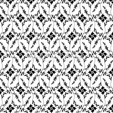 Seamless floral pattern Stock Illustration