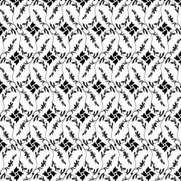 Seamless floral pattern Stock Illustration