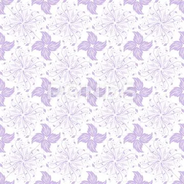 Seamless floral pattern Stock Illustration