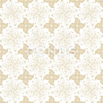 Seamless floral pattern Stock Illustration