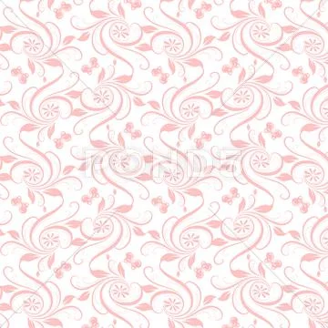 Seamless floral pattern Stock Illustration