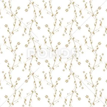 Seamless floral pattern Stock Illustration