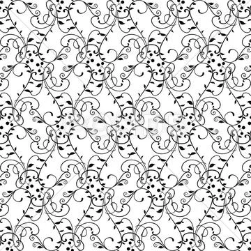 Seamless floral pattern Stock Illustration