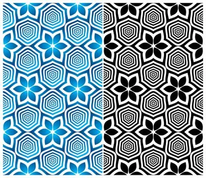 Seamless floral pattern Stock Illustration