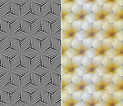 Seamless floral pattern Stock Illustration