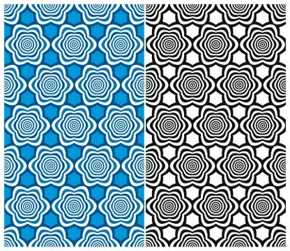 Seamless floral pattern Stock Illustration