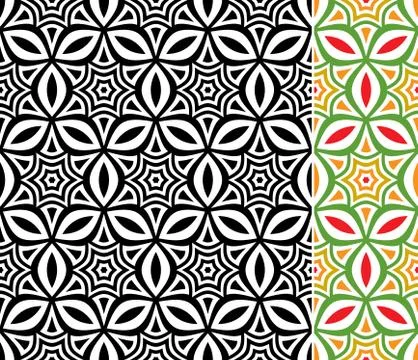 Seamless floral pattern Stock Illustration