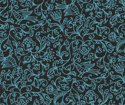 Seamless floral pattern 库存插图