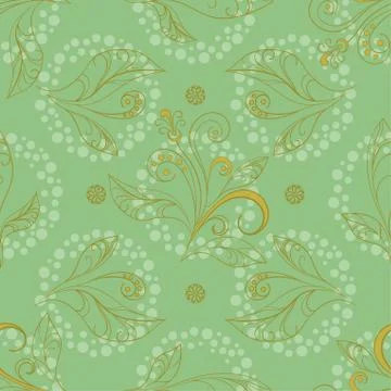 Seamless floral pattern Stock Illustration