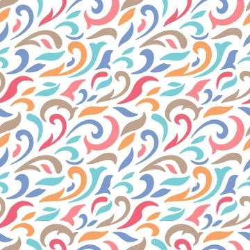 Seamless floral pattern Stock Illustration