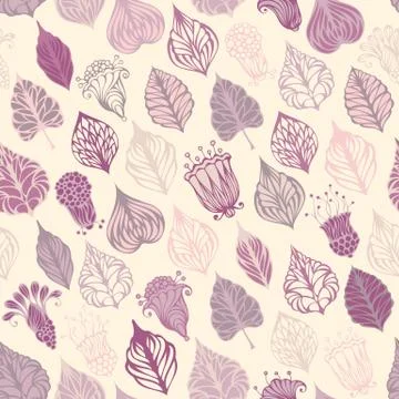 Seamless floral pattern. Stock Illustration