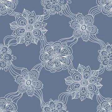 Seamless floral pattern. Stock Illustration