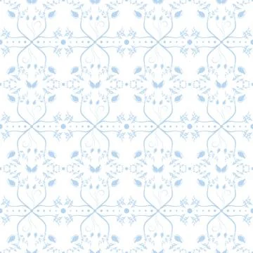 Seamless floral pattern Stock Illustration