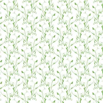 Seamless Floral Pattern Stock Illustration