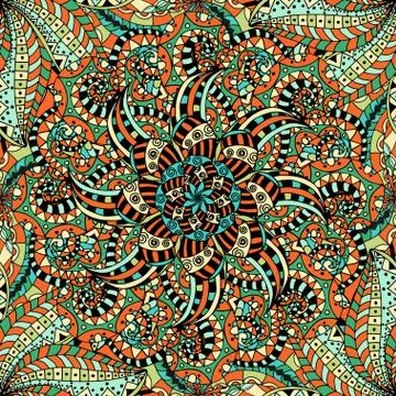 Seamless Floral Pattern Stock Illustration