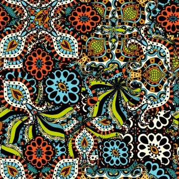 Seamless Floral Pattern Stockillustratie