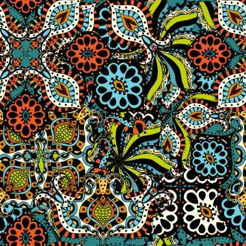 Seamless Floral Pattern Stock Illustration