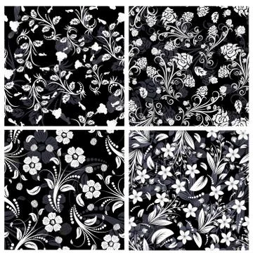 Seamless floral pattern Stock Illustration