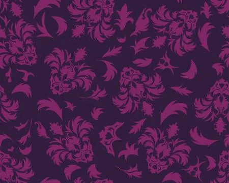 Seamless floral pattern イラスト素材