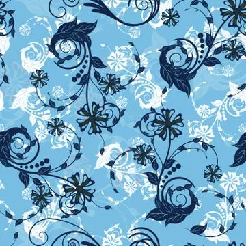 Seamless floral pattern 스톡 일러스트