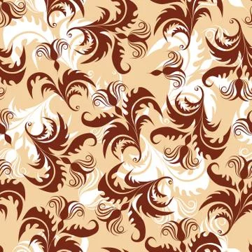 Seamless floral pattern Stockillustratie