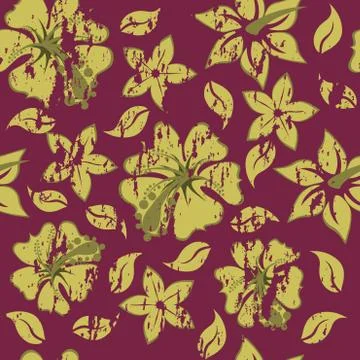 Seamless floral pattern Stockillustratie