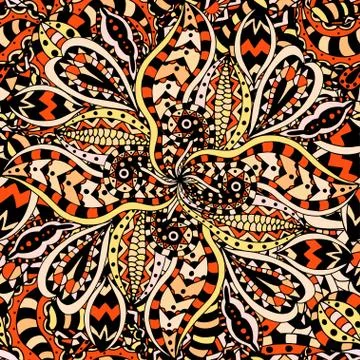 Seamless Floral Pattern Illustrazione stock